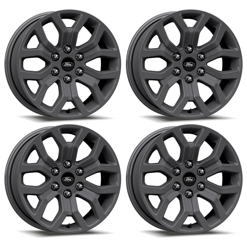 Ford F-150 Wheel Kit - Ford Racing - M-1007K-1875GA - Matte Gray - `24-`25 Ford F-150 Wheel Kit - Ford Racing - M-1007K-1875GA - Matte Gray - `24-`25